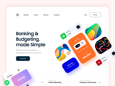 Online Bank Website Design
