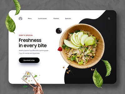 Food Website Design By Hadi Altaf For Convrtx On Dribbble