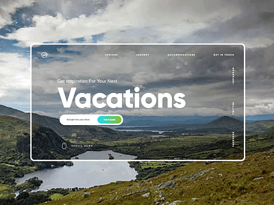 Travel / Vacations Ui Design animation design dubai designer dubai ui designer dubai web designer flat ui free psd gradient interaction landing landing page landing page ui minimal minimalist travel app travel landing page ui ui design ux ux design