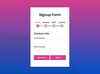 Multi Step Form with Step Progress Bar in HTML CSS & JavaScript coding nepal html css html form login design login form login form design login form page multi step form multi step login form progressbar step progress bar