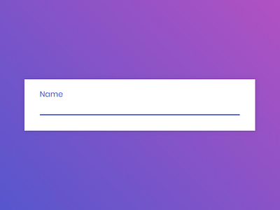 Awesome Input Animation Using Html Css Floating Label Animat By Codingnepal On Dribbble