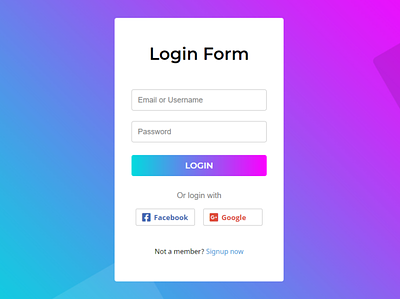 Animated Login Form using HTML CSS & JavaScript html css html form design login form login form design login page design html css login page html css