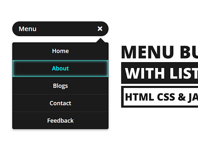 Minimal Navigation Menu Bar using HTML CSS & JavaScript by CodingNepal on  Dribbble