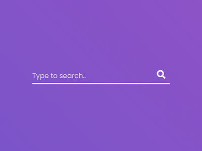Full Screen Search Bar Animation using HTML CSS & JavaScript html css javascript search bar search bar animation search box search box animation search field