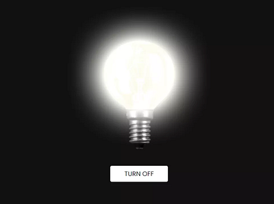 Glowing Bulb Effect using only HTML CSS css glowing effect glowing bulb effect glowing effect glowing effect on bulb html css