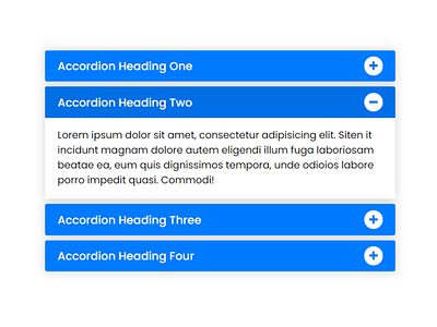 Responsive Accordion Menu using only HTML & CSS