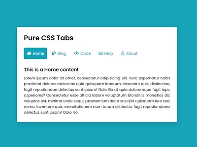 Css Tabs designs, themes, templates and downloadable graphic elements ...