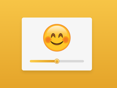 Custom Emoji Range Slider using HTML CSS & JavaScript javascript range slider range slider