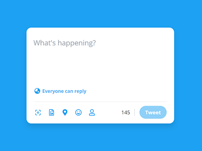 Twitter Tweet Box with Character Limit Highlighting html css javascript