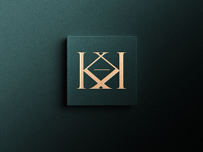 KK Luxurious logo branding design graphic design logo luxuriouslogo
