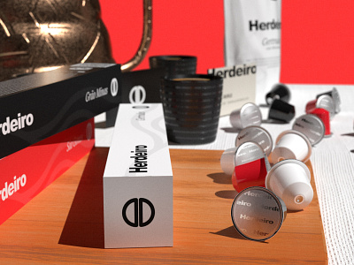 HERDEIRO - Visual Identity art direction brand design branding coffee logo logotype packing sunny visual identity