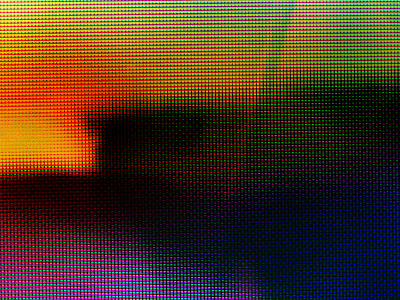 LCD Eclipse abstract digital glitch