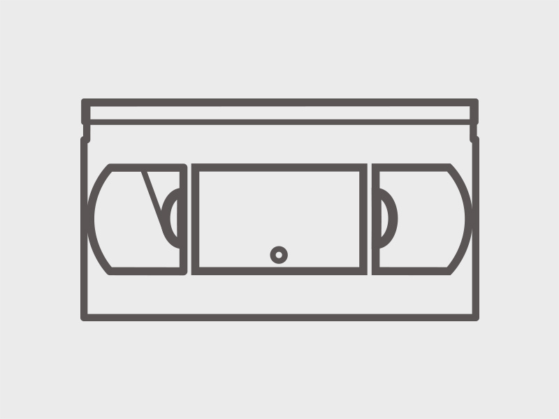 VHS Icon #1 logo logo-design illustrations design icons