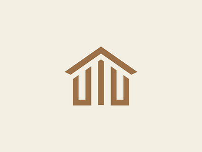 Simple Home Logo apartment architecture building construction design estate home house investment logo minimalist modern property real rent residence residential sale simple symbol