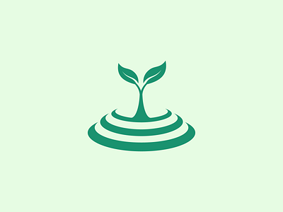 Plant Stage Logo branding design floral flower garden green health icon identity leaf logo minimalist modern nature organic plant simple spa stage tree