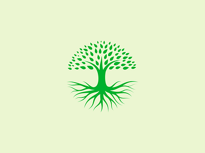 Tree Logo abstract branch branding design environment forest garden green health icon identity leaf logo minimalist modern nature oak plant simple tree