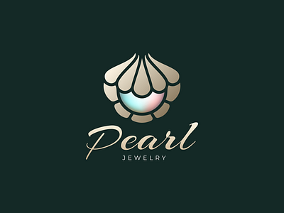 Premium Pearl Logo beauty cosmetic crystal design fashion gem gold icon identity jewel jewelry logo luxury minimalist pearl premium shiny shop simple spa
