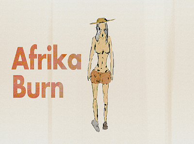 Afrika Burn Tales animation artwork cinematic design design art illustration illustration art retro typography web