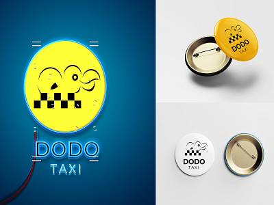 Amazing DODO TAXI logo design animation branding design icon illustration logo logodesign typography ux website