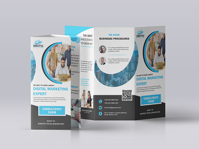 Digital Marketing Trifold Brochure Design