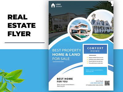 Flyer design for Real estate company