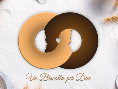 un biscotto per due - my logo proposal blogger cook blogging cooking logo logo design pastry