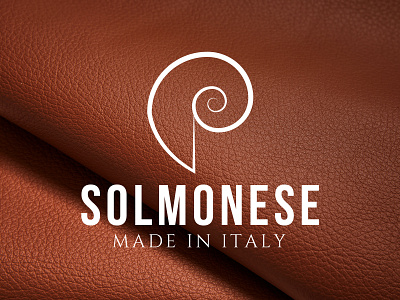 Solmonese Wallet logo design branding design fashion italy leather logo design logodesign new brand wallet