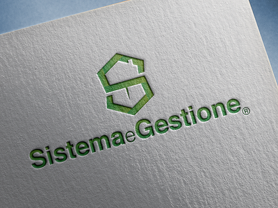 Sistema e Gestione logo house letter g logo letter s logo logo logo design logodesign negative space negative space logo negativespace ship