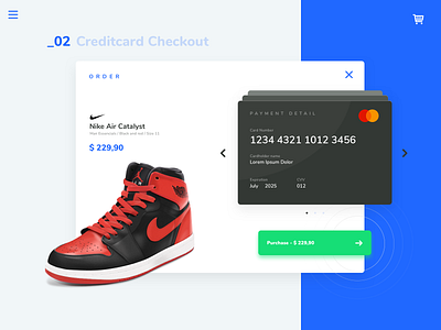 Daily UI #002 - Checkout checkout checkout form credit card dailyui dailyui 002 form nike payment ui