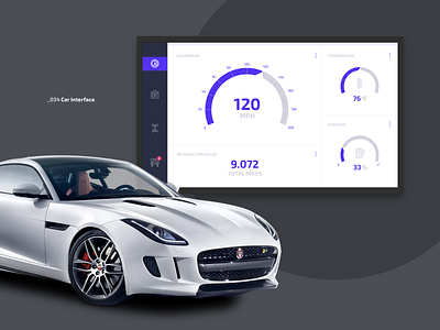 Daily UI #034 - Car Interface 034 car interface concept dailyui dailyui034 design interface