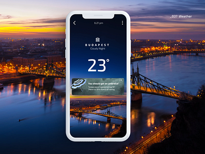 Daily UI #037 - Weather
