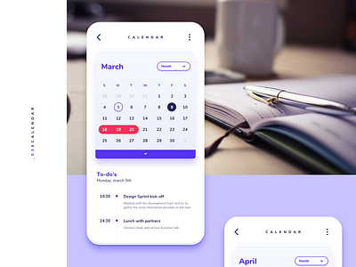 Daily UI #038 - Calendar calendar dailyui design interface ui