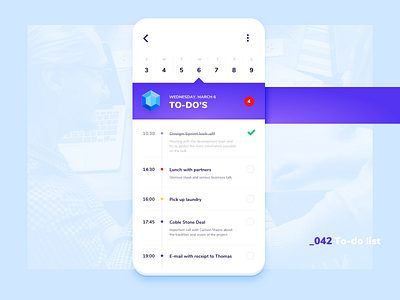 Daily UI #042 - To-Do List 042 app dailui042 dailyui design interface interface design iphone mobile task to do to do list ui ux