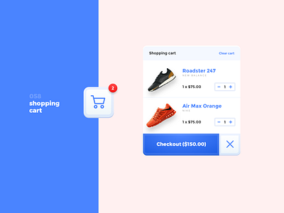 Daily UI #058 - Shopping Cart