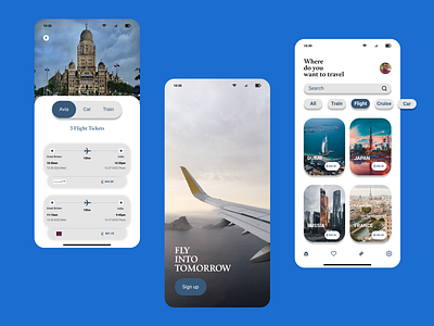 Fly Into Tomorrow (FIT) mobile App Design🛫🌏