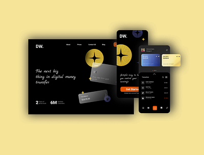Digital wallet design app appdesign design dribbler figma icon typography ui userexperience