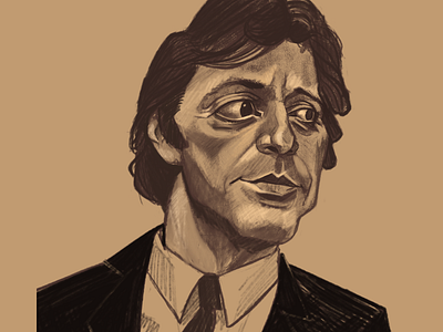 Cropped Al Pacino Portrait