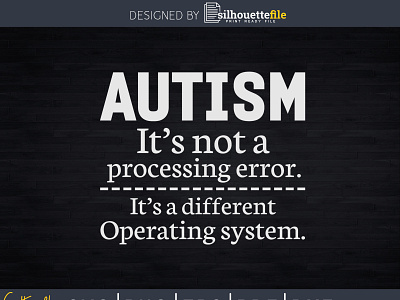 Autism Awareness Its a Different Operating System