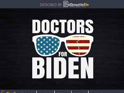 Doctors for Biden Cool Uncle Joe Aviator Vote 2020 design doctor vector
