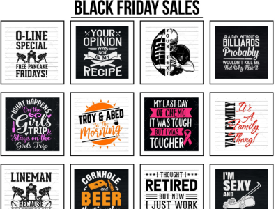 Mega Black Friday Deals at Silhouette File black friday branding crafts cricut design svg