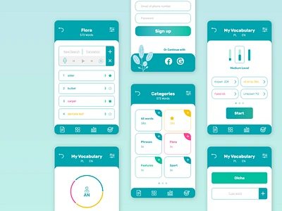 My Vocabulary ui ux