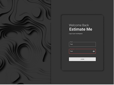 Estimate Me ui ux web