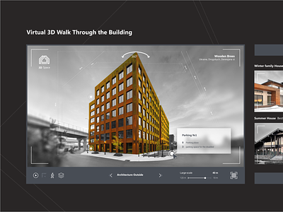 WoodStyle Virtual walk - Web Design design ui ux
