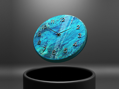 3D simulation of watch for "Epoxy Art Craft"