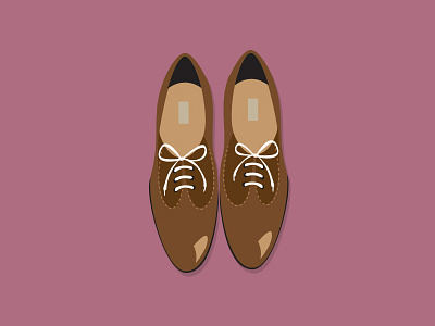 Gene brown illustration shoe vector