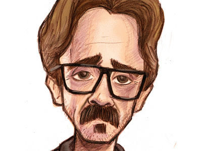 Maron caricature comedian marc maron podcast sketch wtf