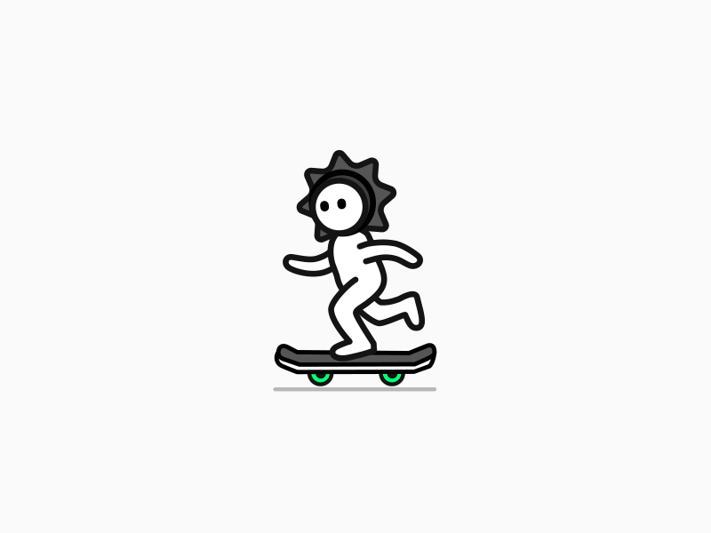 Play skate animation design ip