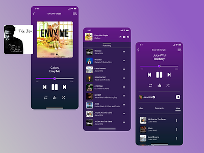 Daily UI 009 Music player UI