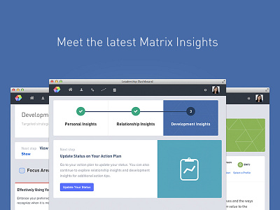 Latest Matrix Insights Promo elearning email mockups screenshots software