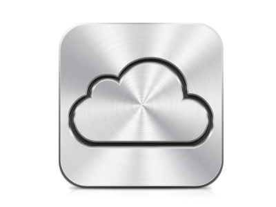 iCloud Icon apple brushed metal icloud metal msced